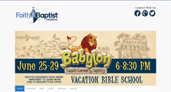 Desktop Screenshot of faithbaptist-mv.org